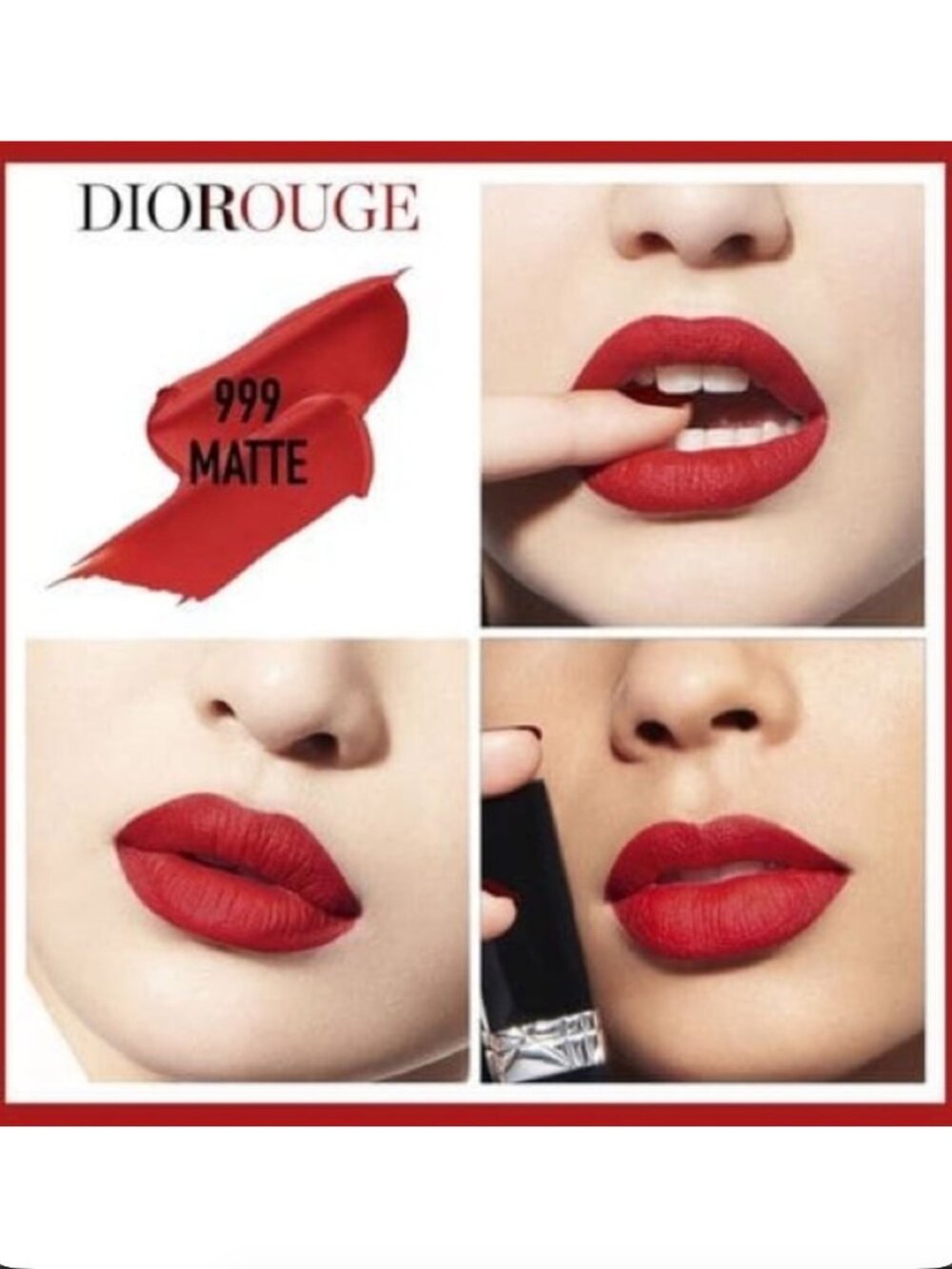 Dior Rouge Mini Matte Lipstick 999 Red